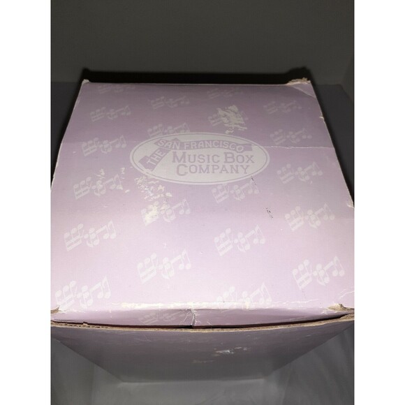 Emmett Kelly Jr Whistle While You Work Music Box Porcelain Clown Original Box - Picture 8 of 10